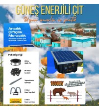 GÜNEŞ ENERJİLİ ÇİT SİSTEMİ